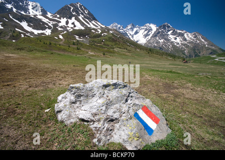 Visualizzazione a bordo dell'Ecrin National Park, a sud delle Alpi, Francia Foto Stock