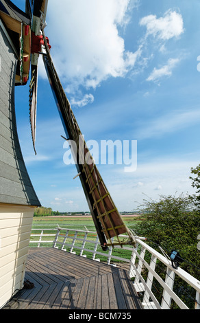 Il mulino Keukenhof Lisse, South Holland, Paesi Bassi. Foto Stock