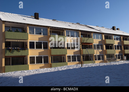 Sociale o consiglio alloggiamento, Leichlingen, Germania. Foto Stock