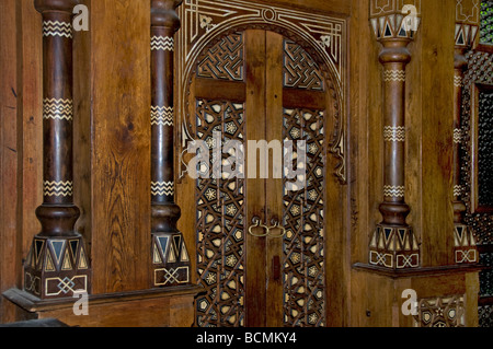 Il Cairo Egitto Al Ali Rifai moschea musulmani arabi islam Foto Stock