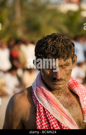 Kushti wrestling a Dubai Foto Stock