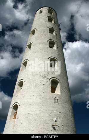 Ritratto di Leasowe faro, il Wirral, Merseyside, Regno Unito Foto Stock