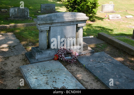 La tomba di William Faulkner, Oxford Mississippi, US Foto Stock