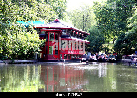 Feng Shang floating ristorante Cinese, Regents Park, Londra Foto Stock