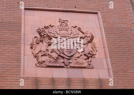 Sign on Crown Court Birmingham 2009 Foto Stock