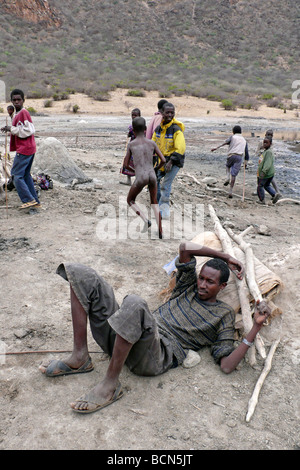 El sod Etiopia Foto Stock