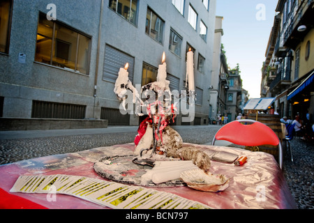 Milano Brera cartomanzia Foto Stock