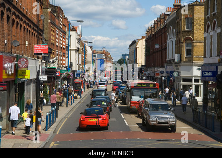 Putney High Street South London Inghilterra HOMER SYKES Foto Stock