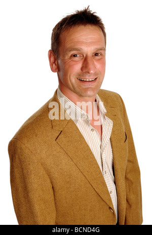 Ritratto di un uomo sorridente Foto Stock