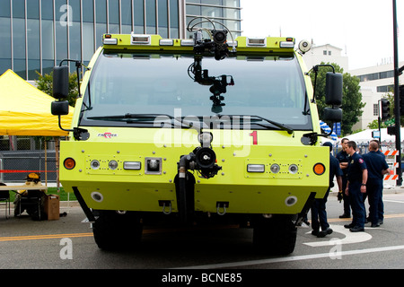 Burbank Glendale Pasadena autorità aeroportuale veicolo antincendio Foto Stock