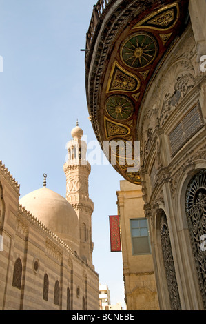 Il Cairo Egitto Sultan Moschea Hassan musulmani arabi islam Foto Stock