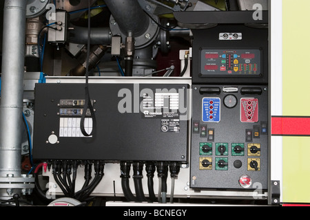 Burbank Glendale Pasadena autorità aeroportuale veicolo antincendio del pannello di controllo Foto Stock