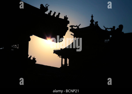 Padiglione della pioggia di fiori, Città Proibita a Pechino, Cina Foto Stock