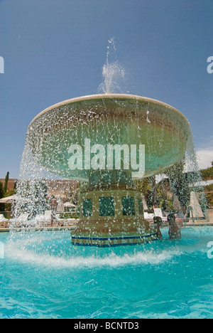 Lussuosa piscina del Bellagio Resort e Casinò di Las Vegas. Foto Stock