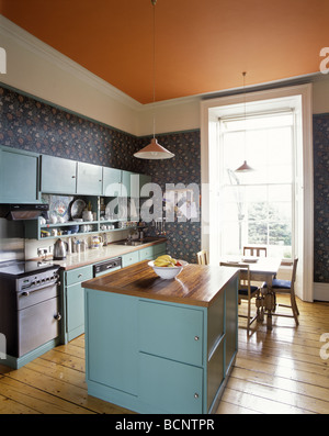 Cucina in Georgian House Foto Stock