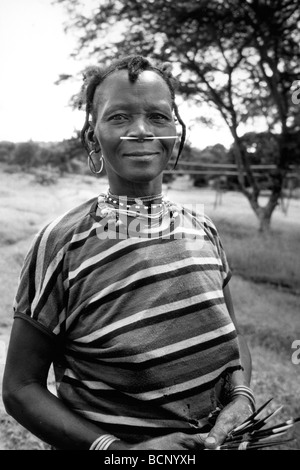 Senegal andiel bedik village Foto Stock