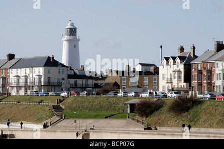 Il Lungomare di Southwold in Suffolk Foto Stock