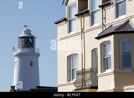 Southwold Faro e il lungomare house Foto Stock