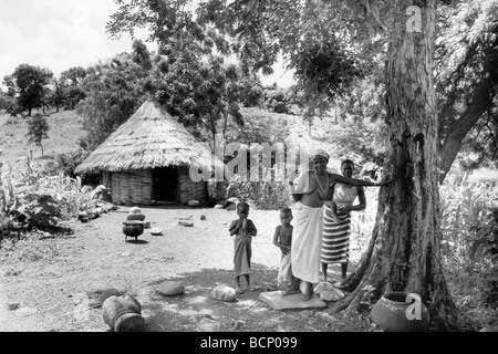 Senegal andiel bedik village Foto Stock