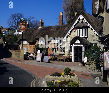 Il Granchio Inn nell'Isola di Wight città di Shanklin, una rinomata stazione balneare sulla baia di Sandown Foto Stock