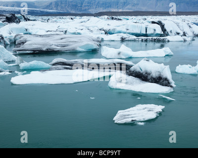 Jökulsárlón, Islanda, Iceberg, Ghiacciai Foto Stock