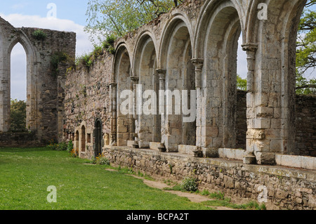 Abbeye Maritime de Beauport vicino a Paimpol in Bretagna Foto Stock