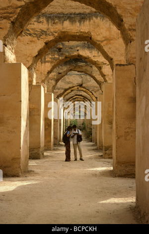 I Granai Meknes Marocco Foto Stock