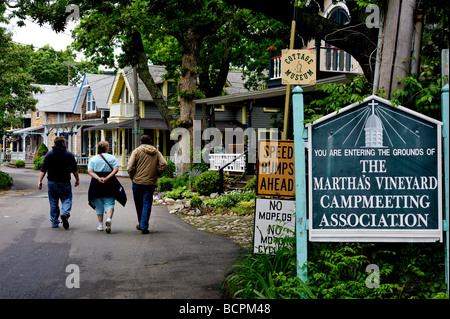 Oak Bluffs di Martha's vigneto off Cape Cod costa, Massachusettes, New England, USA, 2009 Foto Stock