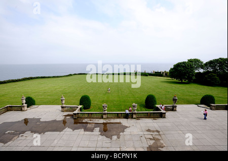 Il Breakers, sede estiva di famiglia Vanderbilt in Rhode Island, costruito tra il 1893-95 il 70 camera mansion al costo di $ 7 milioni di euro Foto Stock