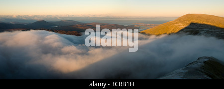 Beinn Spionnaidh da Cranstackie, vicino a Durness, Sutherland, Scotland, Regno Unito Foto Stock