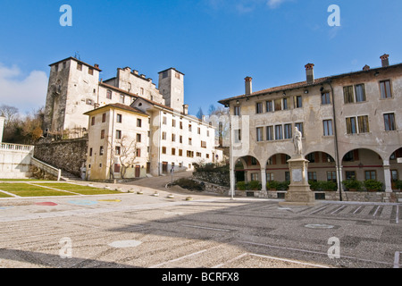 Piazza Maggiore Feltre Belluno Italia Foto Stock