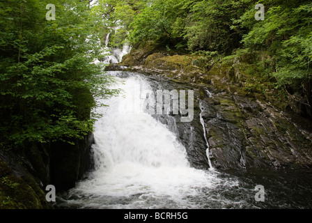 Swallow Falls a Betsy-coed in Galles del Nord Foto Stock