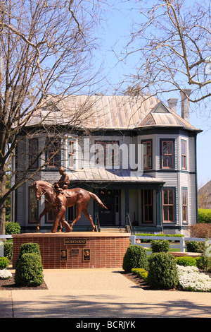 Segretariato della scultura il Kentucky Horse Park Lexington Kentucky Foto Stock