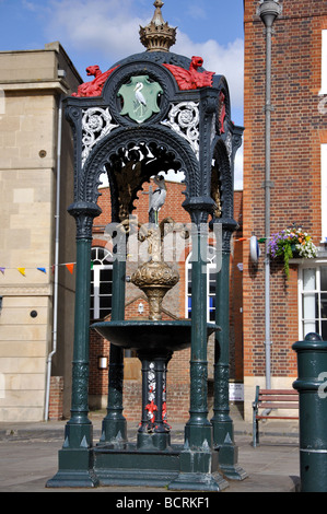 Vittoriano fontana potabile, luogo di mercato, Wallingford, Oxfordshire, England, Regno Unito Foto Stock