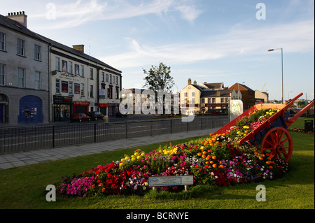 Carrickfergus città vista dal Castello di Carrickfergus County Antrim Irlanda del Nord Regno Unito Foto Stock