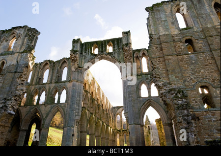 Rievaulx Abbey per solo uso editoriale Foto Stock