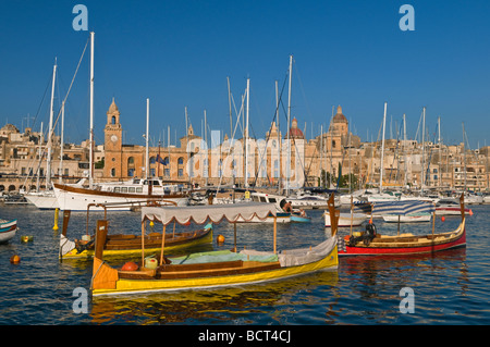 Dockyard Creek La Valletta Malta Foto Stock