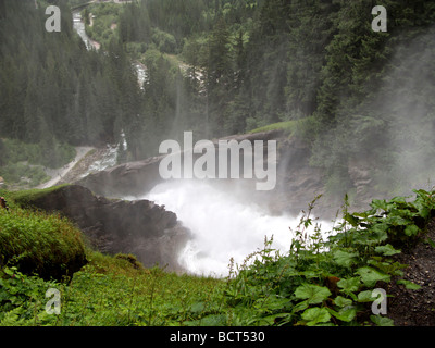 Cascata di Krimmler Tirolo Austria Foto Stock