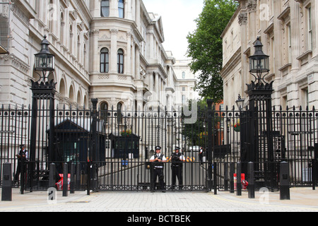 A Downing Street, Westminster, London, England, Regno Unito Foto Stock