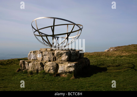 Memoriale di radar a St Aldhelm di testa, Dorset, Regno Unito. Foto Stock