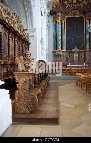 Chiesa del castello, Friedrichshafen sul Lago di Costanza, Baden-Wuerttemberg, Germania, Europa Foto Stock