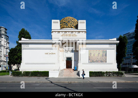 La Secessione di Vienna Edificio, Karlsplatz, Vienna, Austria Foto Stock