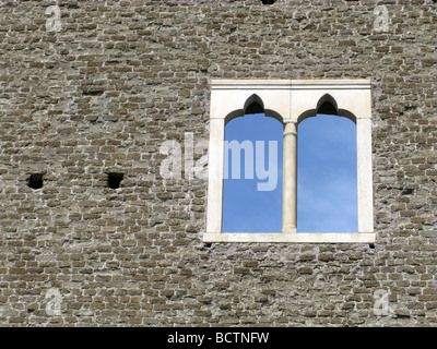 Castrum Caetani palazzo da Cecilia Metella sulla via appia antica di roma italia Foto Stock