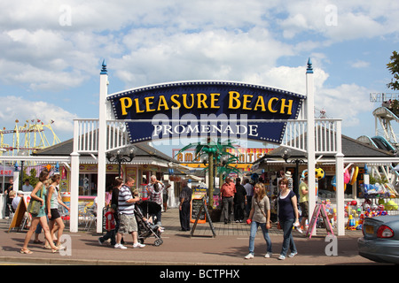 La Pleasure Beach a Skegness, Lincolnshire, England, Regno Unito Foto Stock