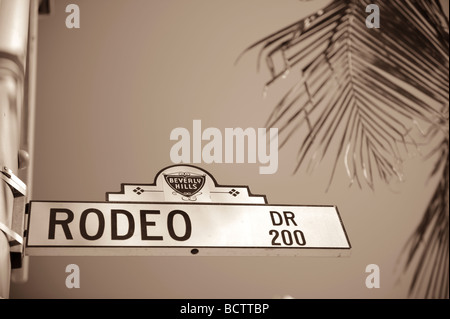 USA California Los Angeles Beverly Hills Rodeo Drive Foto Stock