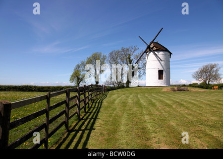 Ashton Windmill Someset Foto Stock