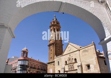 La Iglesia de San Sebastian, Plaza de San Sebastian, Antequera, provincia di Malaga, Andalusia, Spagna Foto Stock