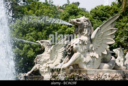 Barcellona - Fontana cascada presso il Parc de la Ciutadella Foto Stock