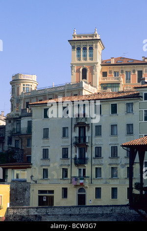 Bassano del grappa centro storico Foto Stock