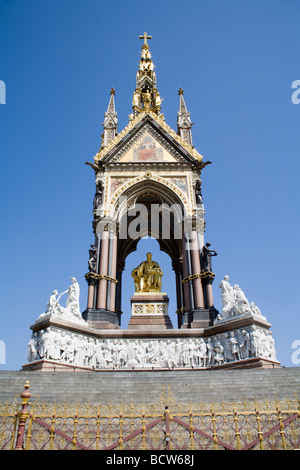 Londra - Albert Memorial in Hyde park Foto Stock